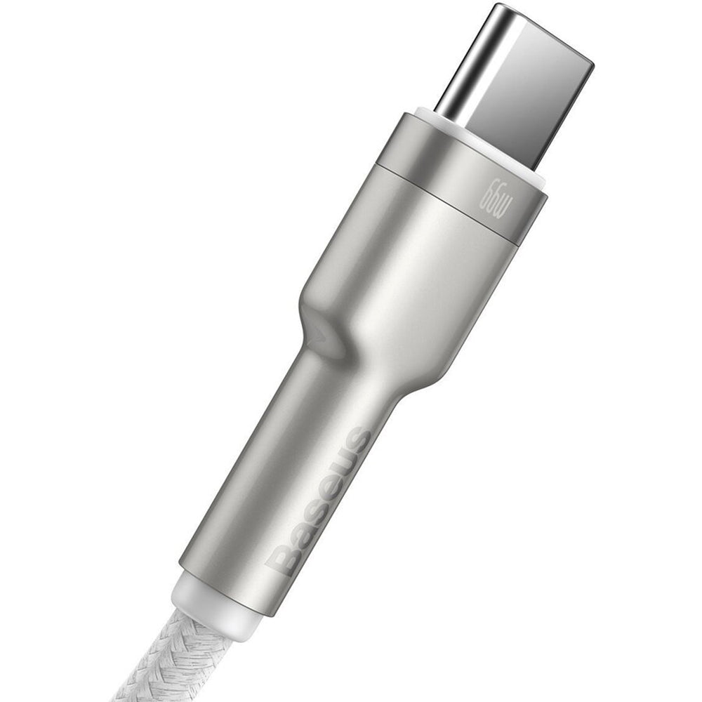 Baseus - Data Cable Cafule Series Metal (CAKF000202) - USB to Type-C 66W, 2m - White