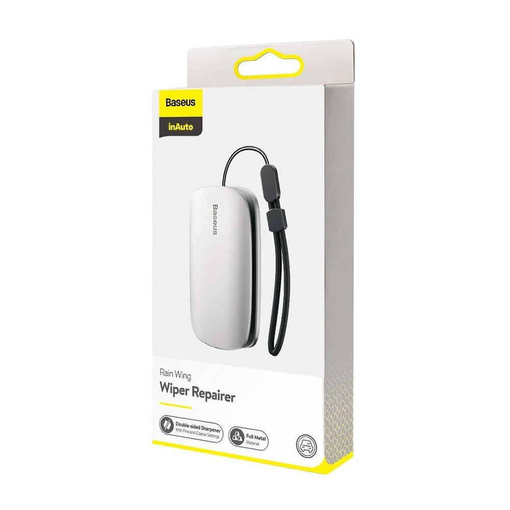 Baseus - Car Wiper Regenerator (CRXFQ-0S) - One-touch Repair, with Portable Lanyard, Fine Sanding Strip, Metal - Silver