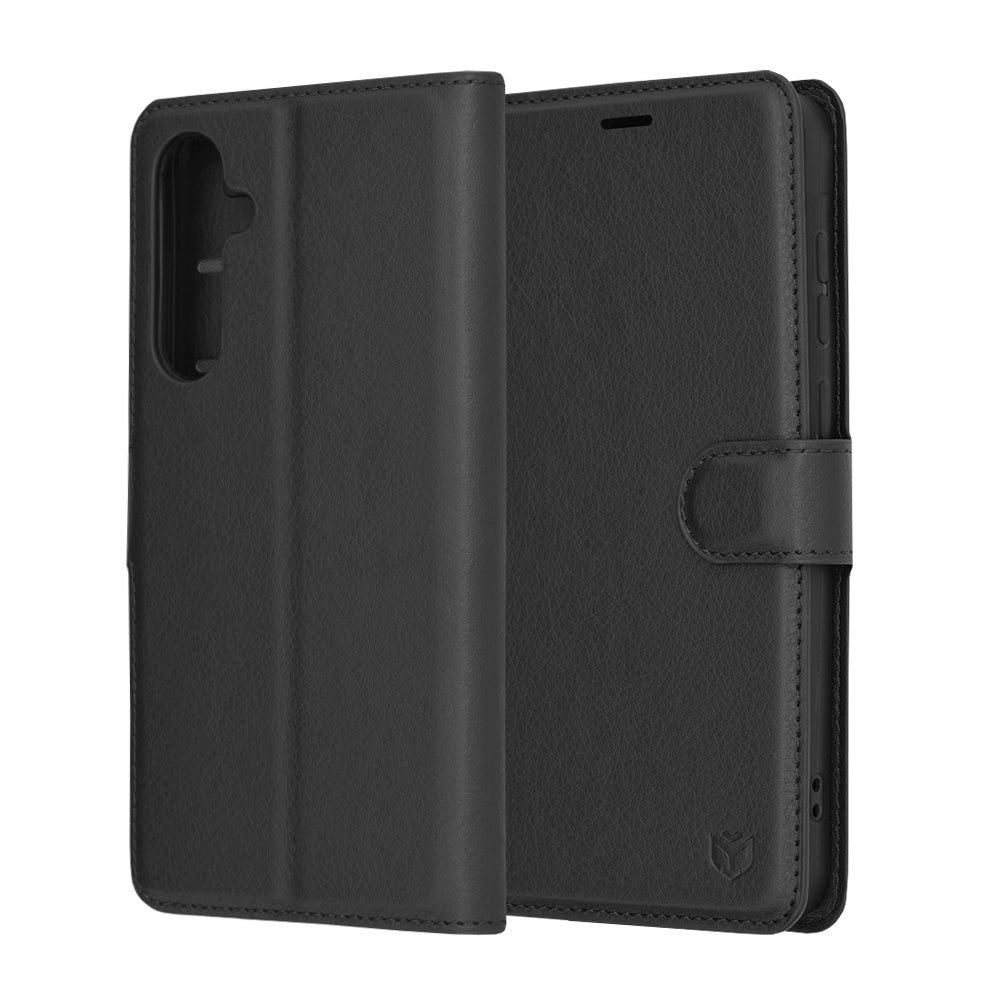 Techsuit - Leather Folio - Galaxy A55 5G - Black