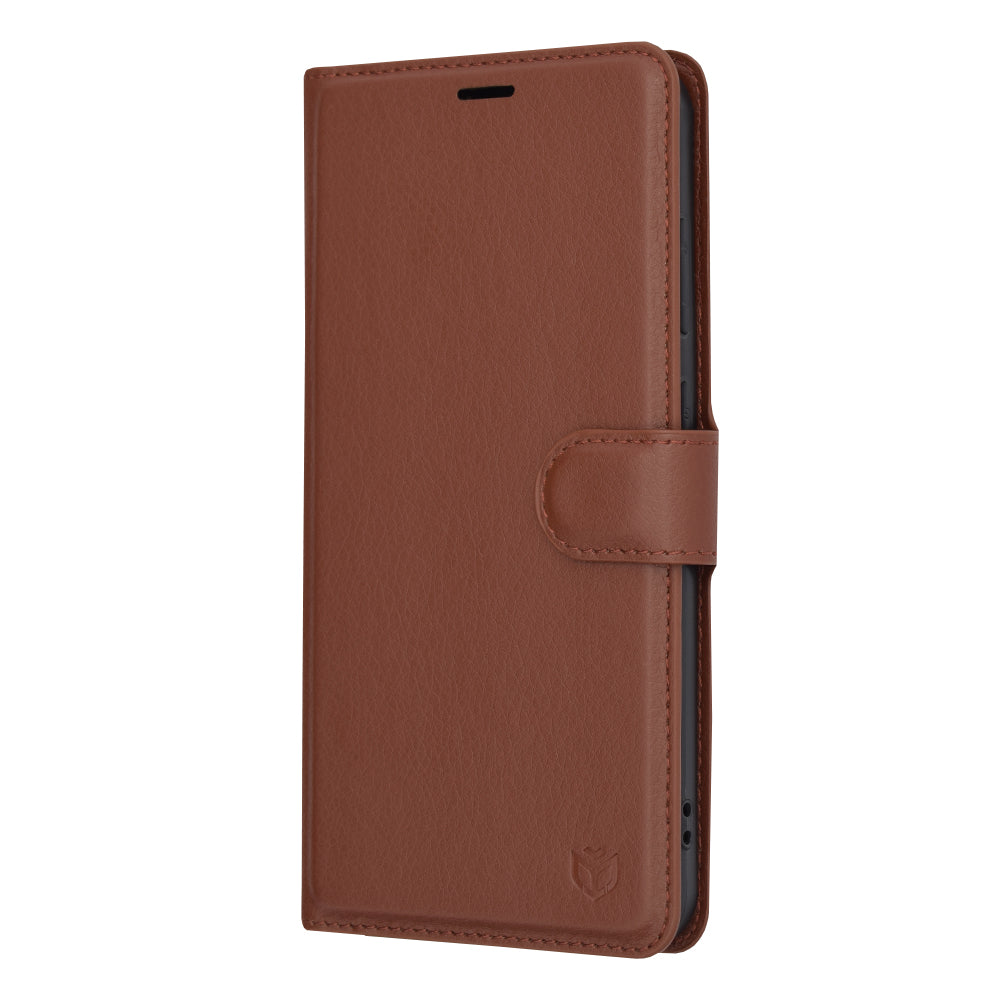 Techsuit - Leather Folio - Galaxy S24 Plus - Brown