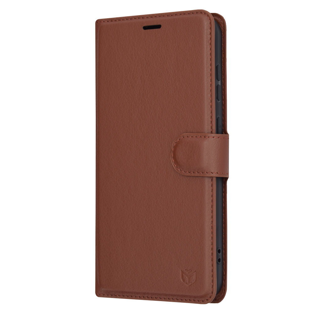 Techsuit - Leather Folio - Galaxy S23 FE - Brown