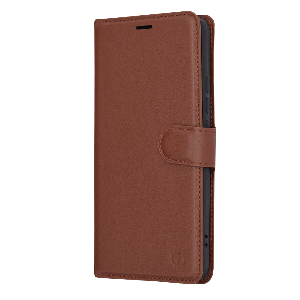 Techsuit - Leather Folio - Xiaomi Poco X6 Pro - Brown