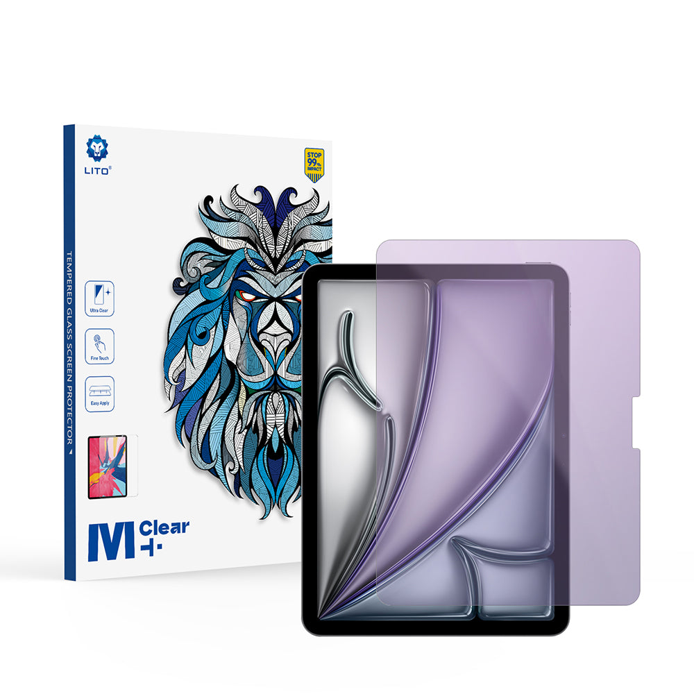 Lito - 2.5D Classic Glass Anti-Blue Light - iPad Air 11 (2024) / Air 11 (2025) - Clear