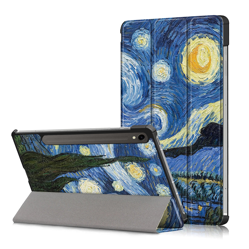 Techsuit - FoldPro - Samsung Galaxy Tab S9 / S9 FE / S10 FE / S10 Lite - Starry Night