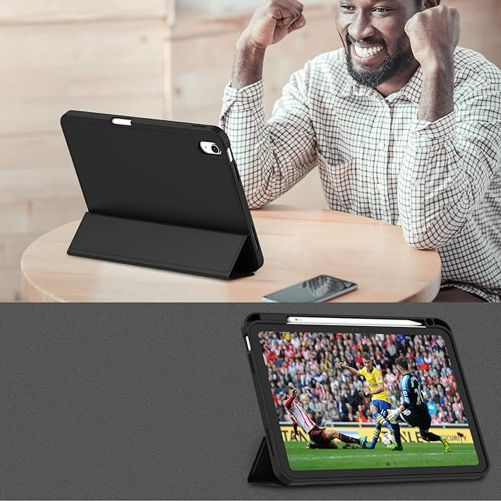 Techsuit - Flex Trifold (with Pencil Holder) - iPad 10 (2022) 10.9 / 11 (2025) - Dark Blue