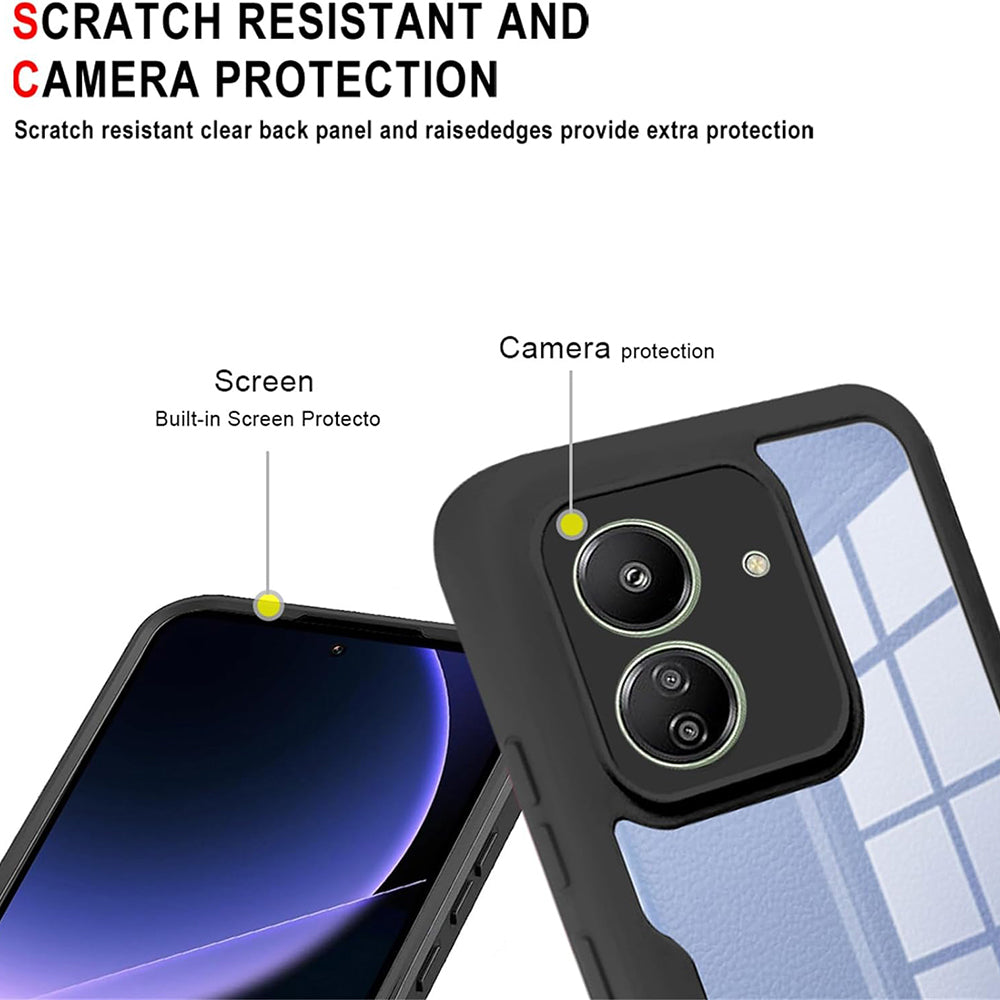 Techsuit - ColorVerse 360 Series + Screen Protector - Oppo A79 5G / OnePlus Nord N30 SE - Black