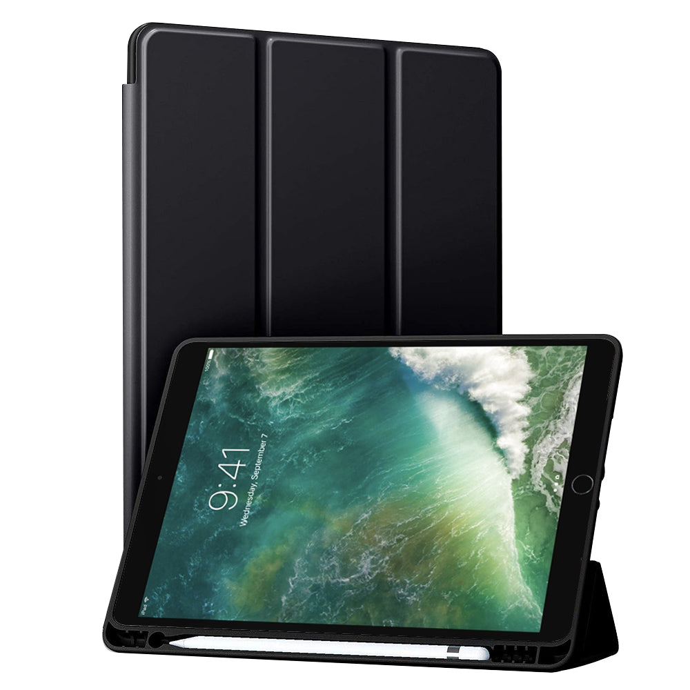 Techsuit - Flex Trifold (with Pencil Holder) - iPad Air 10.5 2019 / Pro 10.5 2017 - Black