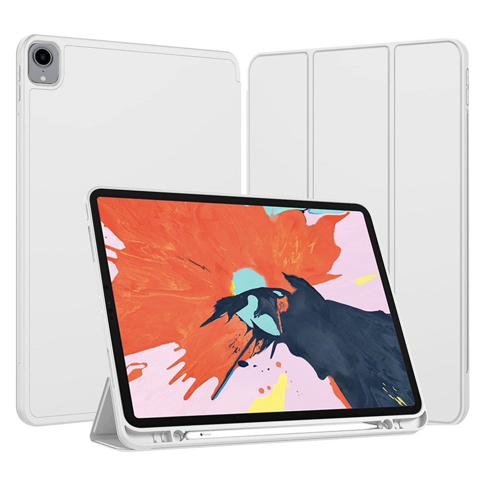Techsuit - Flex Trifold (with Pencil Holder) - iPad Pro 12.9 (2018/2020/2021/2022) - Gray