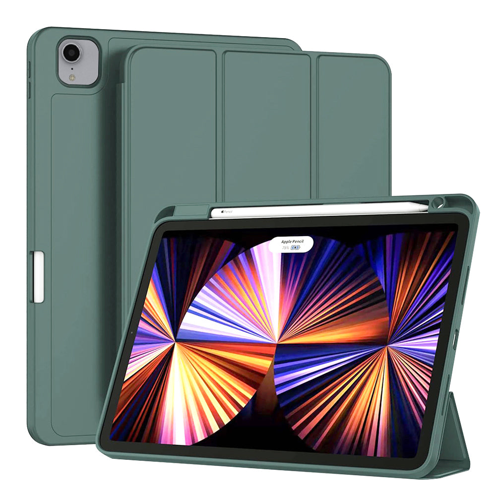 Techsuit - Flex Trifold (with Pencil Holder) - iPad Pro 11 (2018 / 2020 / 2021 / 2022) - Green