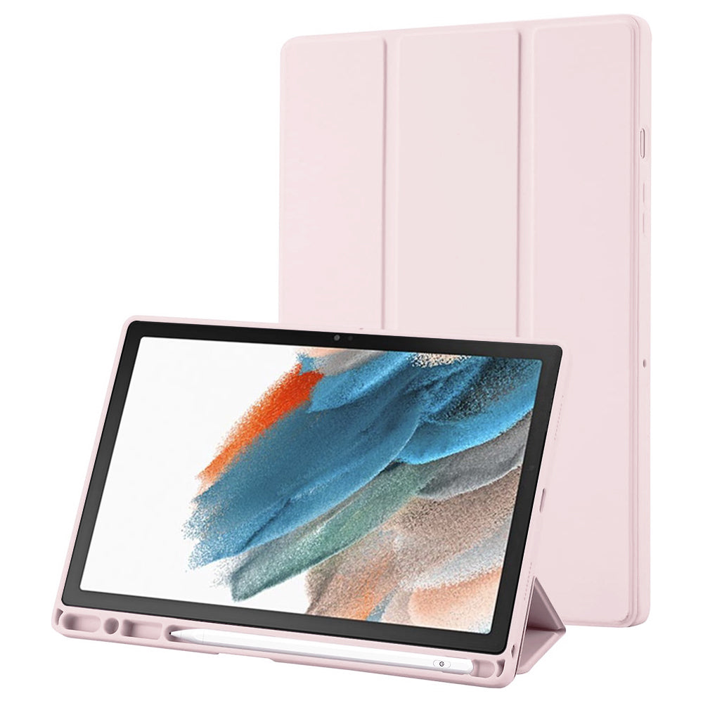 Techsuit - Flex Trifold (with Pencil Holder) - Samsung Galaxy Tab A8 10.5 (2021) - Pink