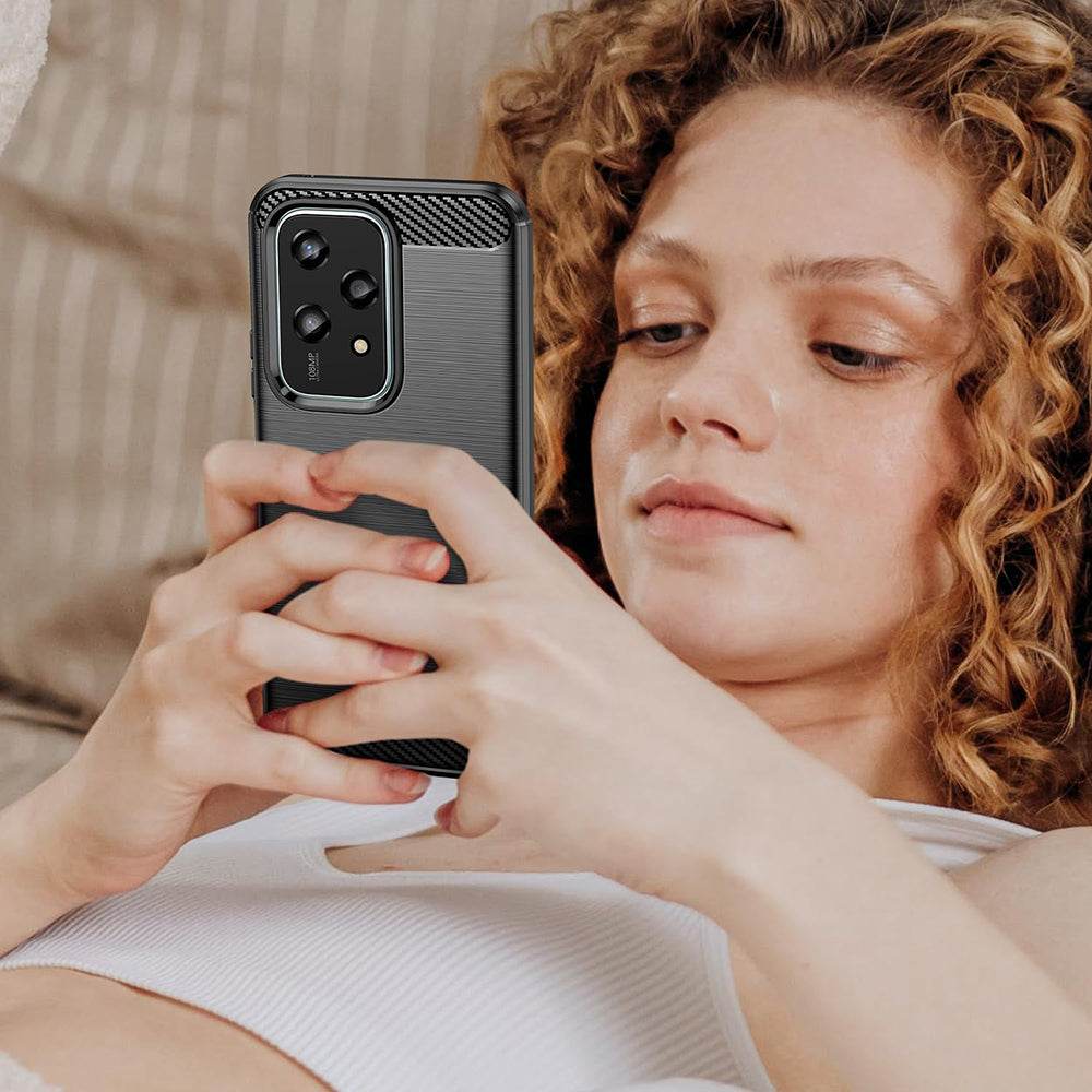 Techsuit - Carbon Silicone - Honor 200 Lite - Black