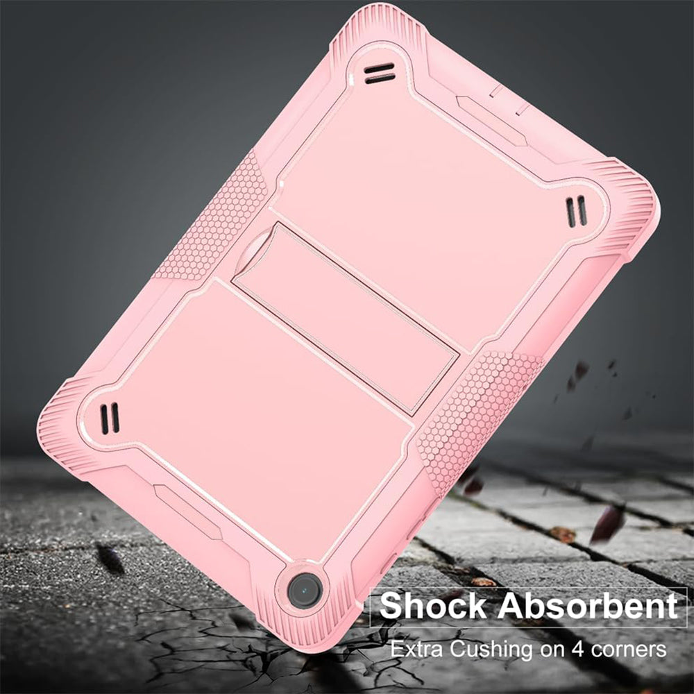 Techsuit - Rugged TabShell + Screen Protector - Galaxy Tab A9 Plus - Rose Gold
