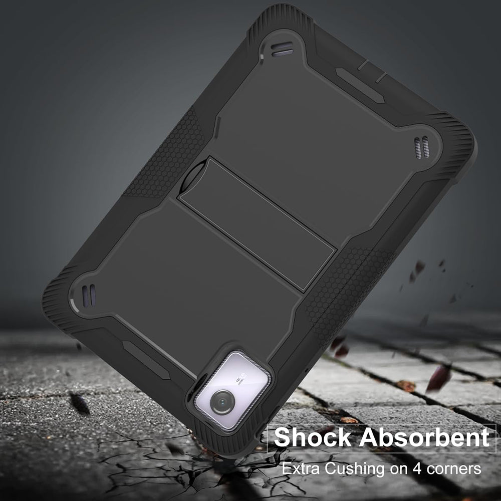 Techsuit - Rugged TabShell + Screen Protector - Lenovo Tab M11 - Black
