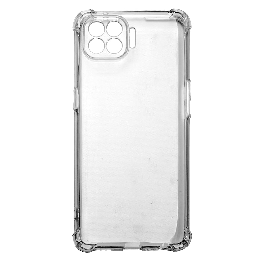 Techsuit - Shockproof Clear Silicone - Oppo Reno4 Lite - Clear