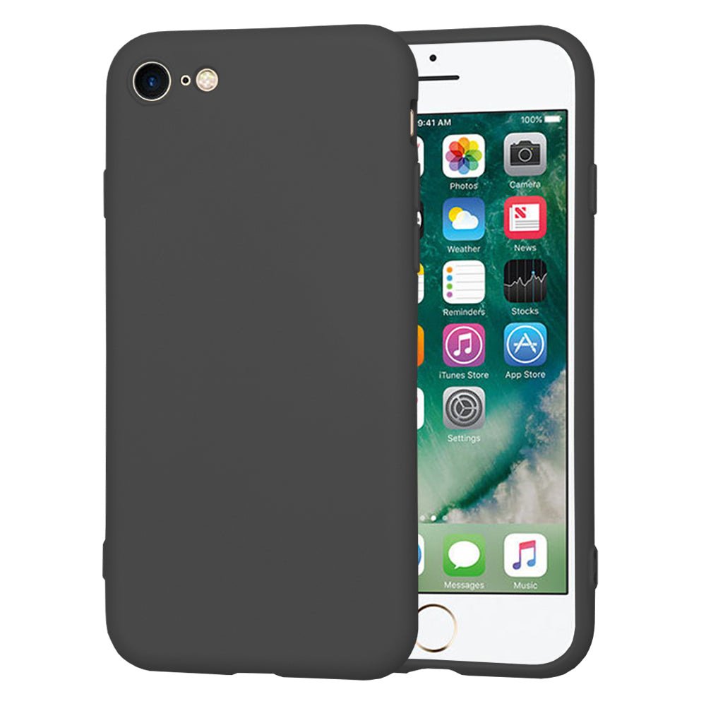 Techsuit - SoftFlex - iPhone 7 / iPhone 8 / iPhone SE 2, SE 2020 / iPhone SE 3, SE 2022 - Black
