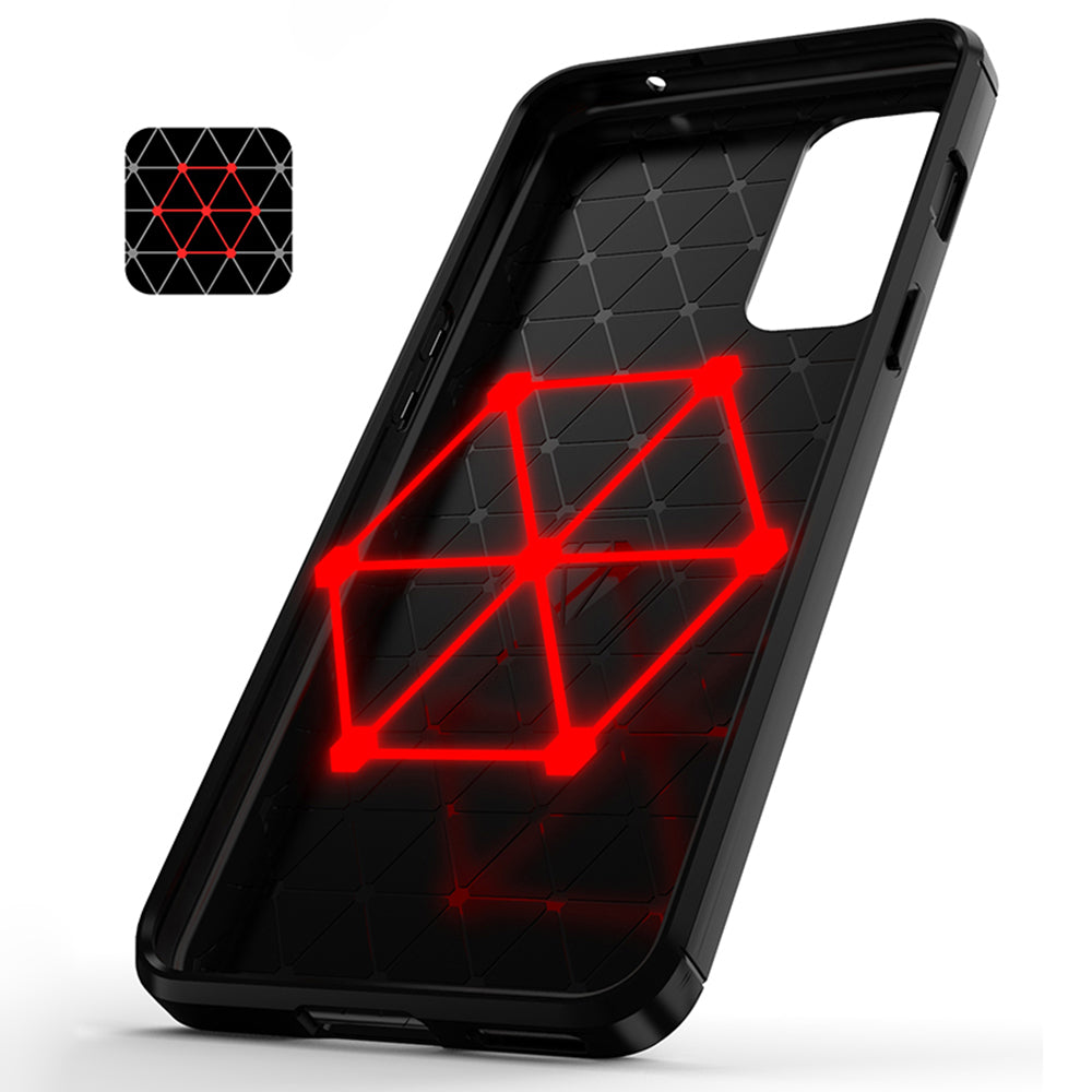 Techsuit - Carbon Silicone - OnePlus Nord 2 5G - Black