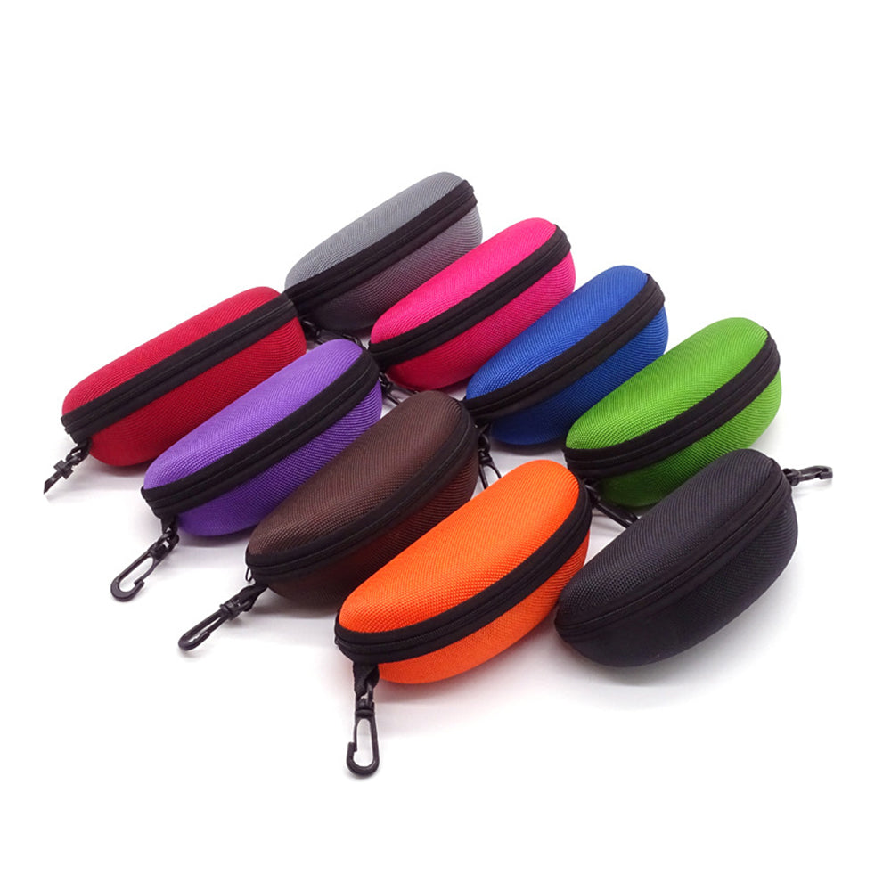 Techsuit - Glasses Case (ETFE2) - with Zipper, EVA Material, 167 x 76 x 63mm - Gray