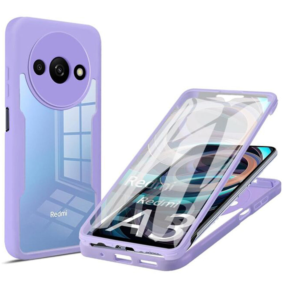 Techsuit - ColorVerse 360 Series + Screen Protector - Xiaomi Redmi A3 / Redmi A3x - Purple