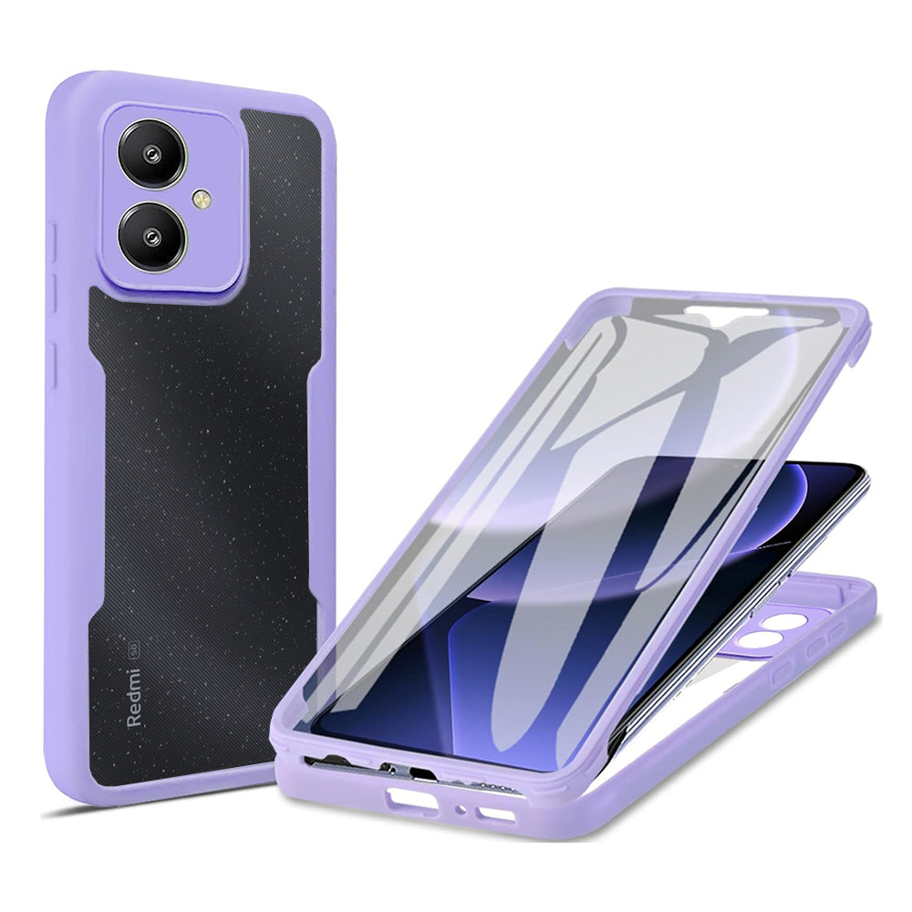 Techsuit - ColorVerse 360 Series + Screen Protector - Xiaomi Redmi 13C 5G - Purple