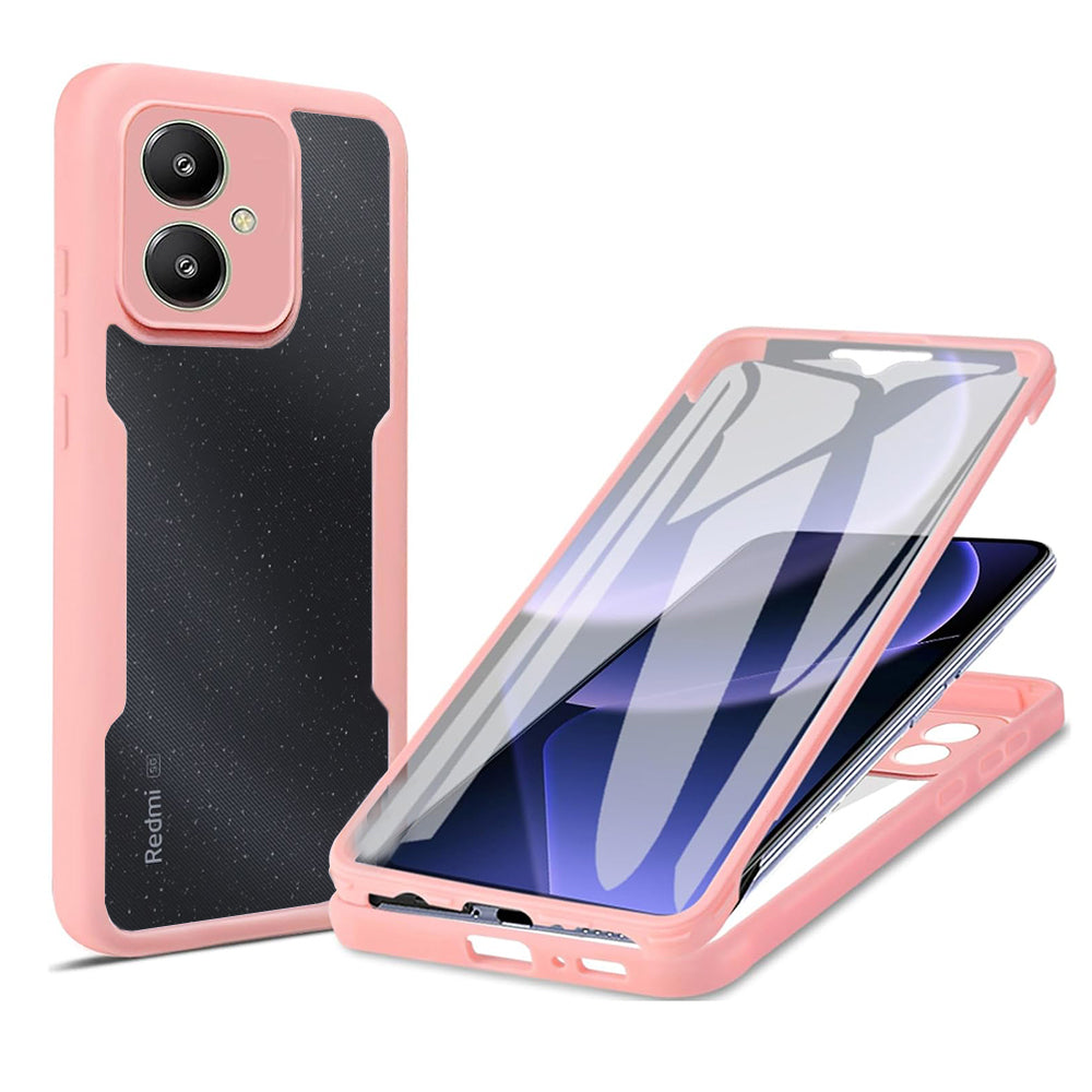 Techsuit - ColorVerse 360 Series + Screen Protector - Xiaomi Redmi 13C 5G - Pink