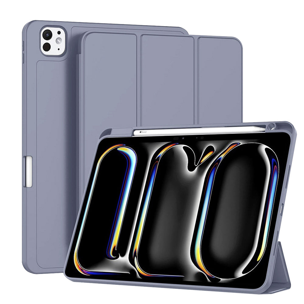 Techsuit - Flex Trifold (with Pencil Holder) - iPad Pro 11 (2024) / iPad Pro 11 (2025) - Purple