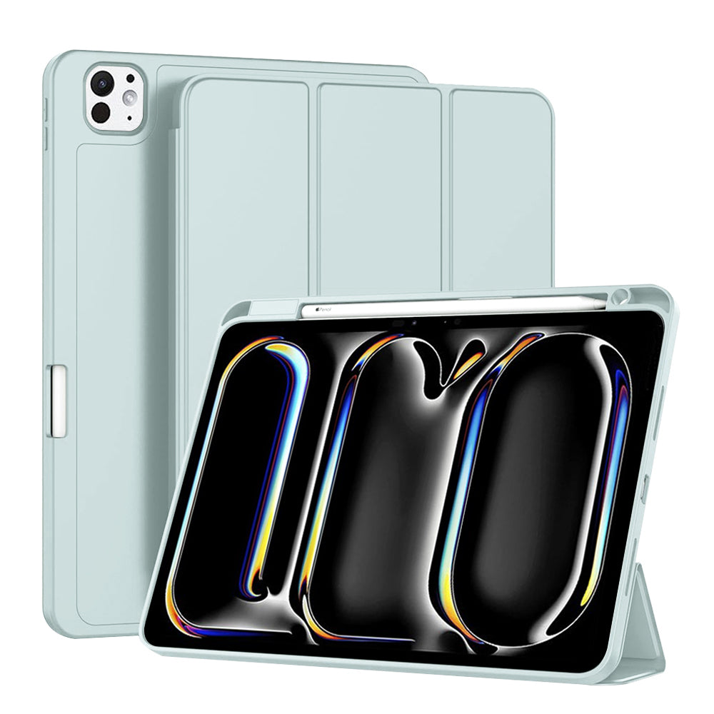 Techsuit - Flex Trifold (with Pencil Holder) - iPad Pro 11 (2024) / iPad Pro 11 (2025) - Sky Blue