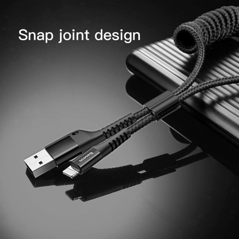 Baseus - Data Cable Fish-Eye (CALSR-01) - USB to Lightning, 1m, 2A - Black