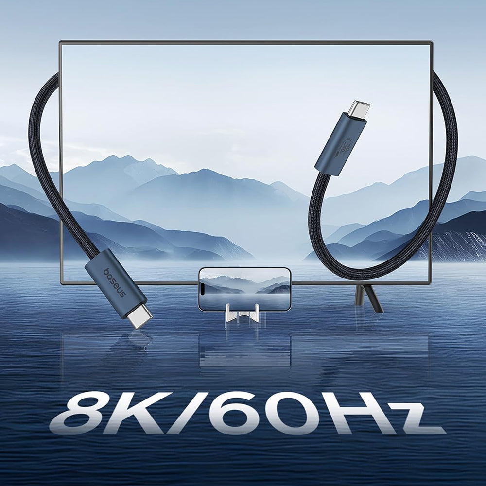 Baseus - Data Cable Flash Series 2 (P10311803111-00) - Fast Charge, USB-C, 240W, 1m - Black