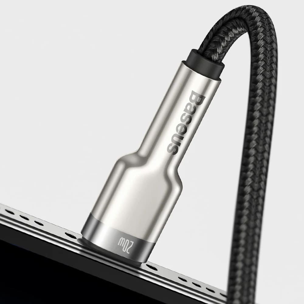 Baseus - Data Cable Cafule Series Metal (CALJK-A06) - USB to Lightning, 2.4A, 480Mbps, 1m - Green