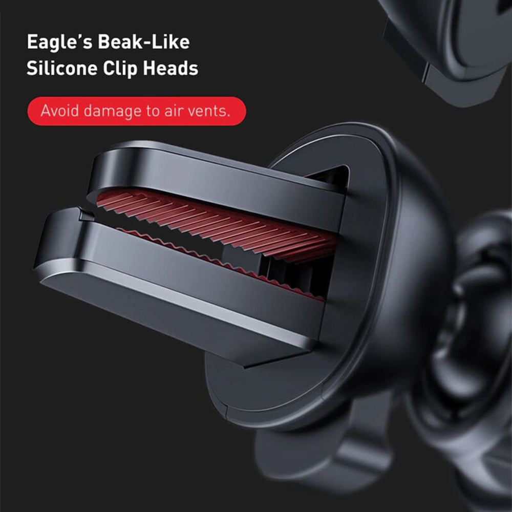 Baseus - Car Holder Mr Hui Gravity Series (SUYL-HU01) - for Air Vent - Black