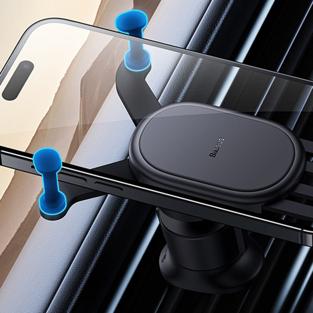 Baseus - Car Holder (SUWX020001) - Stable Gravitational, for Air Vent - Black