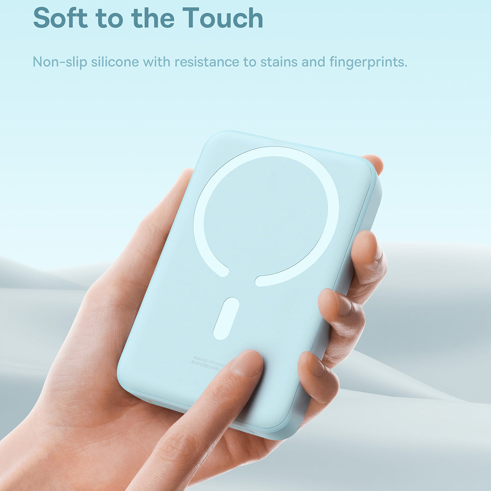 Baseus - Power Bank Mini (PPCX110203) - USB-C, MagSafe, 10000mAh, 30W, with Cable Type-C, 30cm - Blue