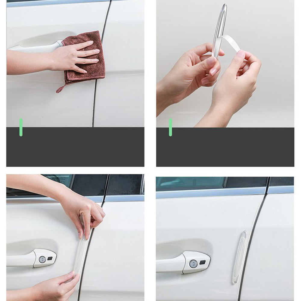 Baseus - (4 pack) Airbag Bumper Strip (CRFZT-A02) - TPU, for Car Door Protection - Transparent