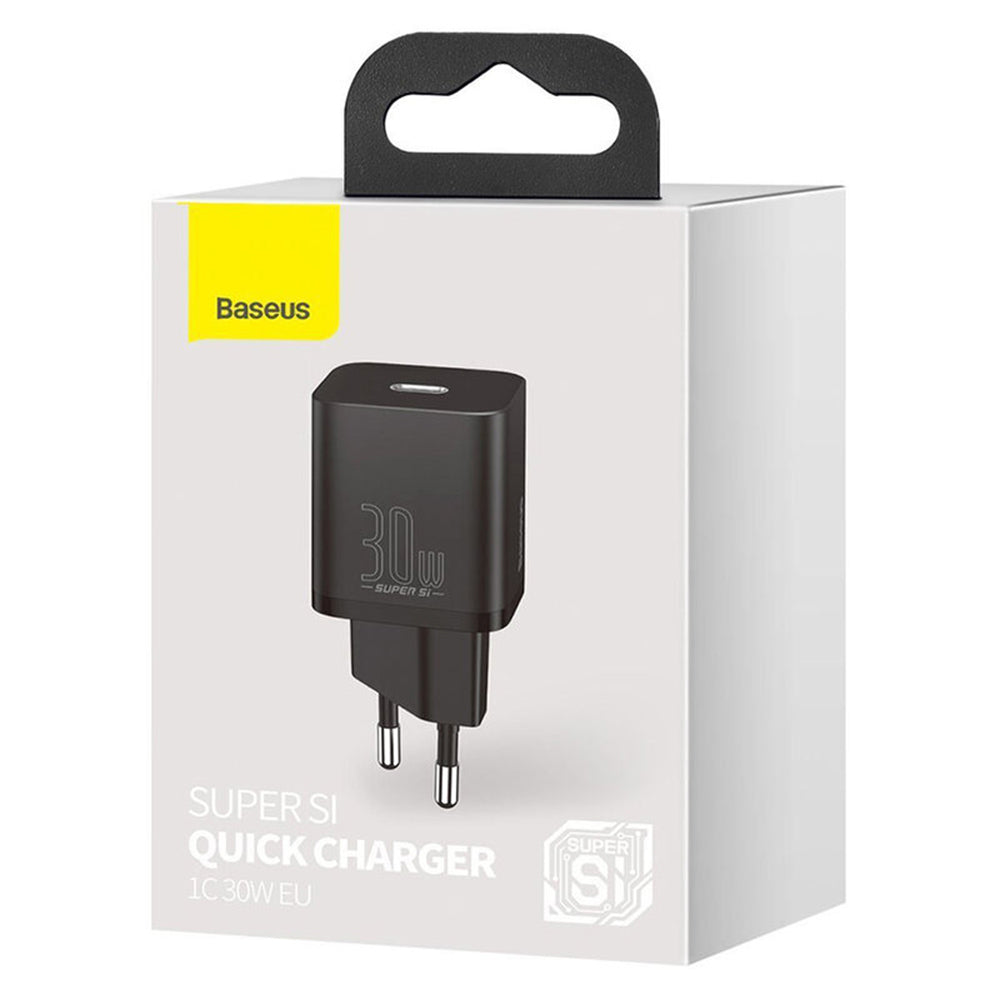 Baseus - Wall Charger Super Si (CCSUP-J01) - Type-C, Fast Charge, 30W - Black