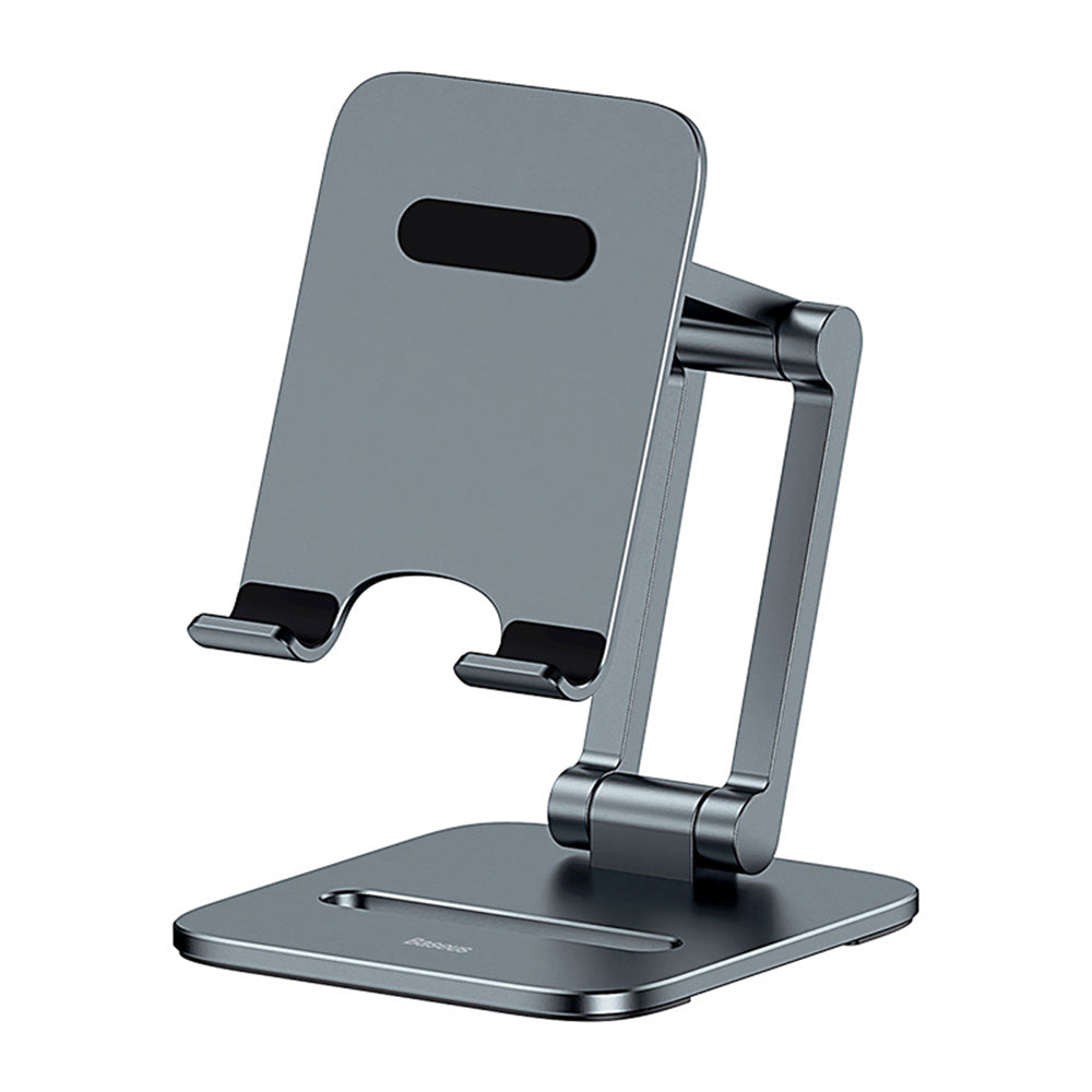 Baseus - Desk Holder Biaxial (LUSZ000013) - for Phones, Foldable, Aluminum Alloy - Grey