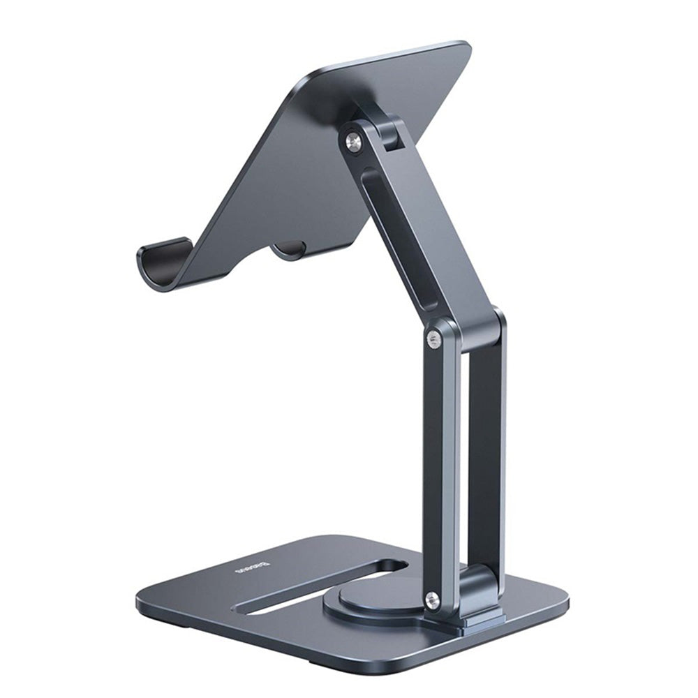 Baseus - Desk Holder Biaxial (B10431801811-00) - for Tablets, Foldable, Aluminum Alloy - Space Grey