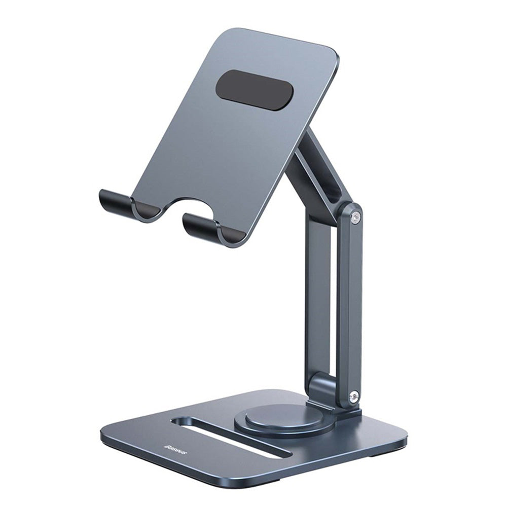 Baseus - Desk Holder Biaxial (B10431801811-00) - for Tablets, Foldable, Aluminum Alloy - Space Grey