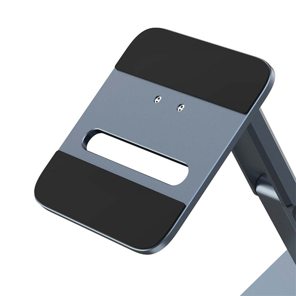 Baseus - Desk Holder Biaxial (B10431801811-00) - for Tablets, Foldable, Aluminum Alloy - Space Grey