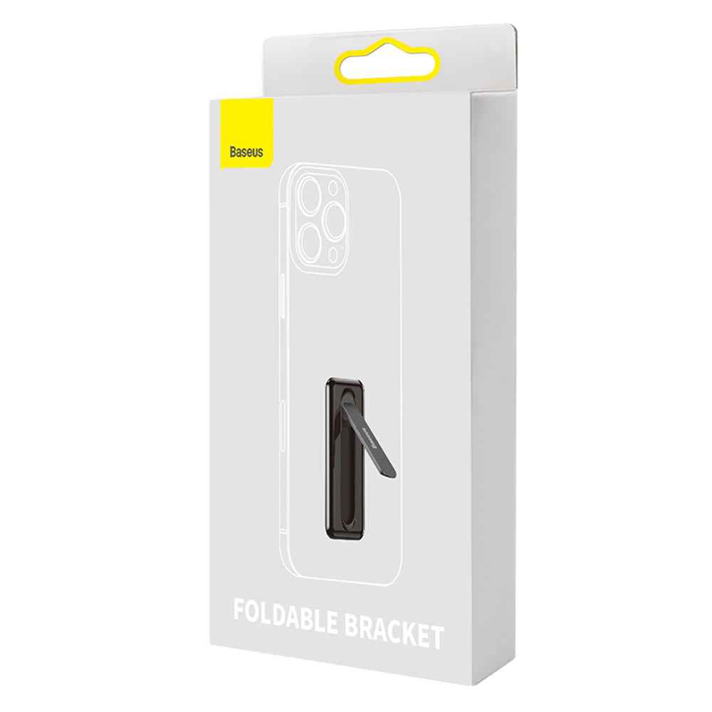 Baseus - Desk Holder Kickstand (LUXZ000001) - for Phones 5.4-inch, Foldable, Adjustable, Adhesive Mount - Black