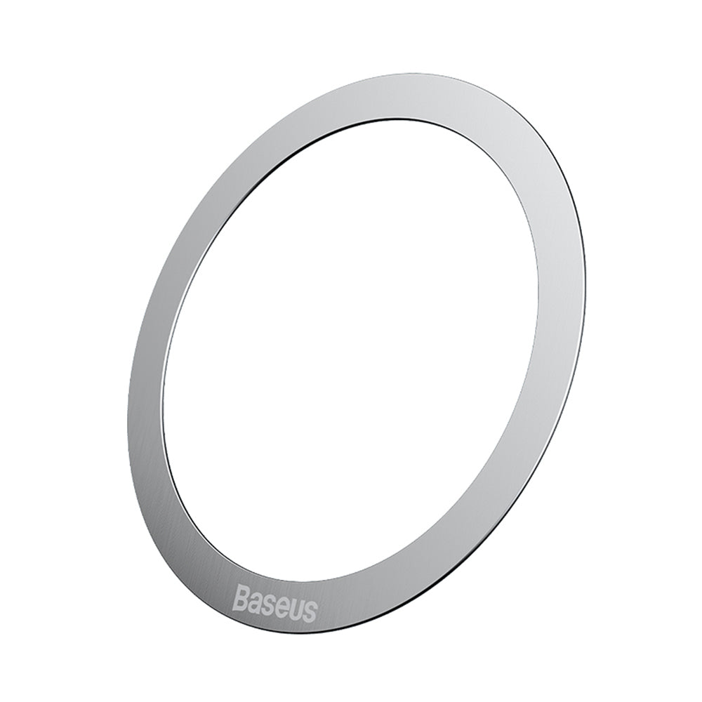 Baseus - (2 pack) Metal Ring Magnetic Series (PCCH000012) - Universal Phone Ring for Samsung, iPhone - Silver