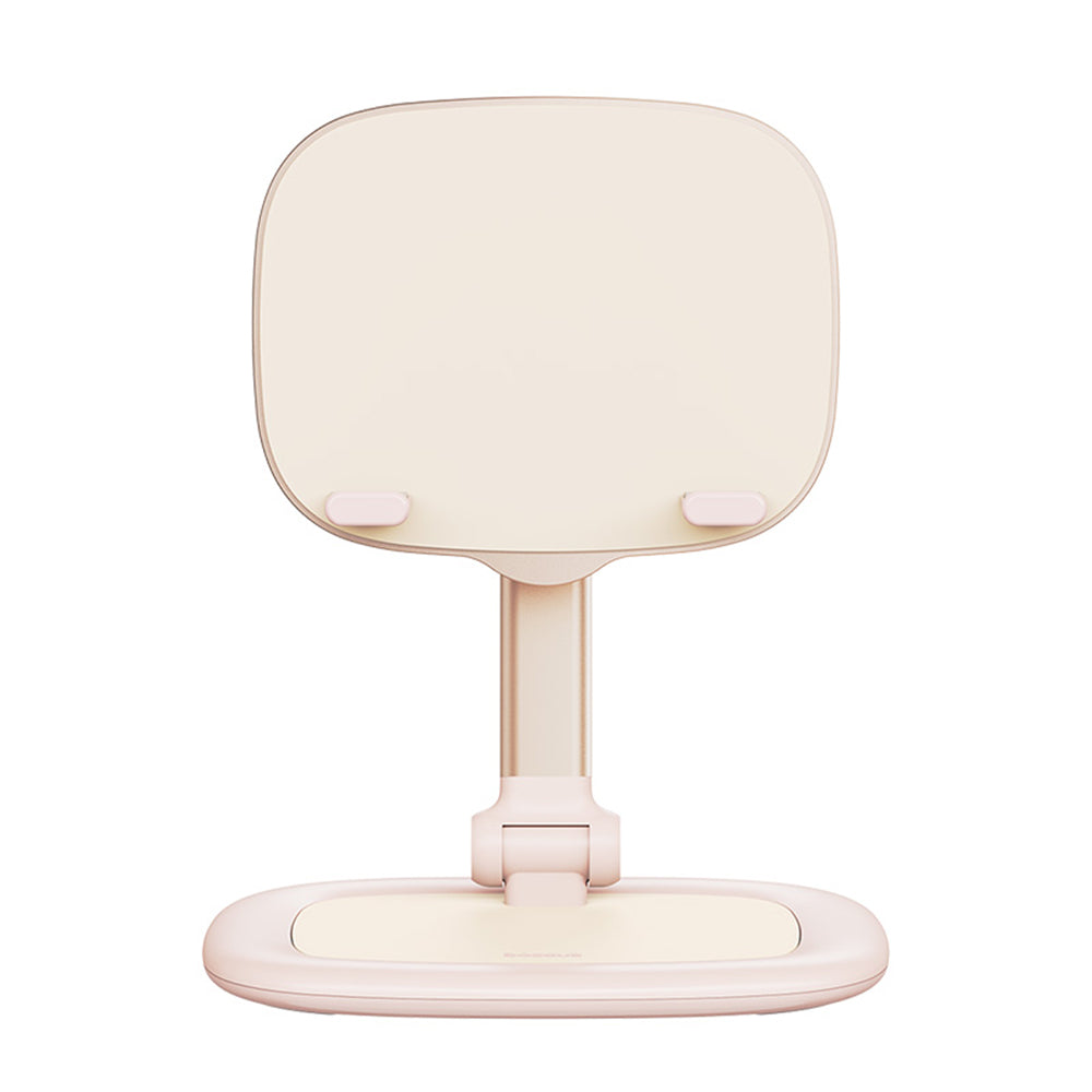 Baseus - Desk Holder Seashell (B10451501411-00) - for Tablets, Phones, MagSafe, Aluminum Alloy - Baby Pink