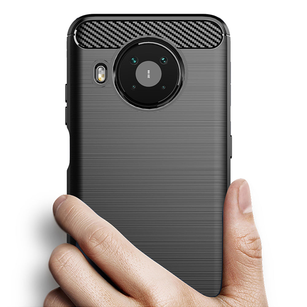 Techsuit - Carbon Silicone - Nokia X10 / X20 - Black