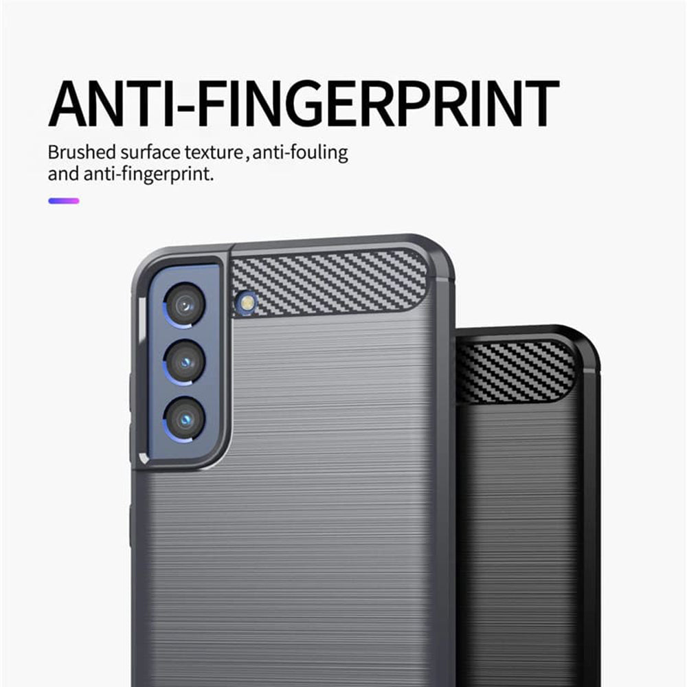 Techsuit - Carbon Silicone - Galaxy S21 FE - Black