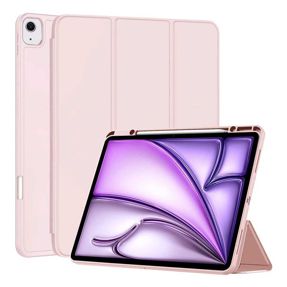 Techsuit - Flex Trifold (with Pencil Holder) - iPad Air 13 (2024) / Air 13 (2025) - Pink