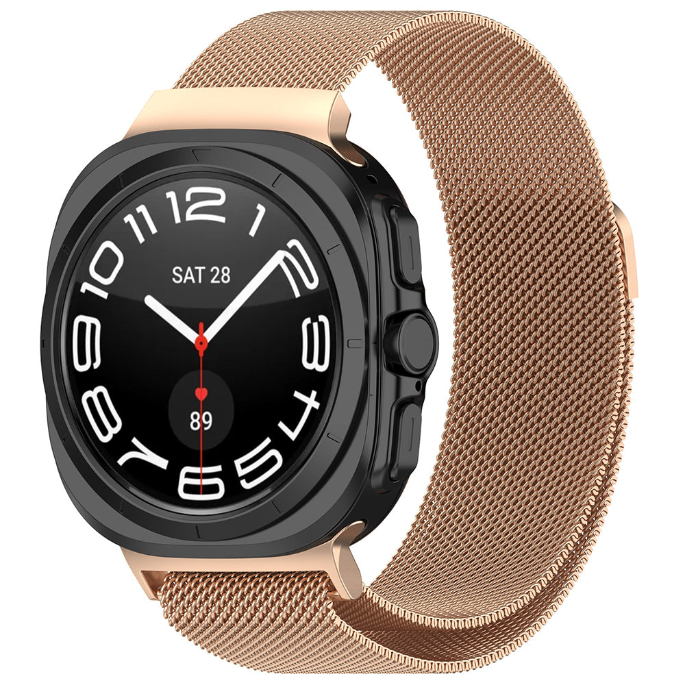 Techsuit - Watchband (W009) - Samsung Galaxy Watch Ultra 47mm / Watch Ultra 2 - Rose Gold
