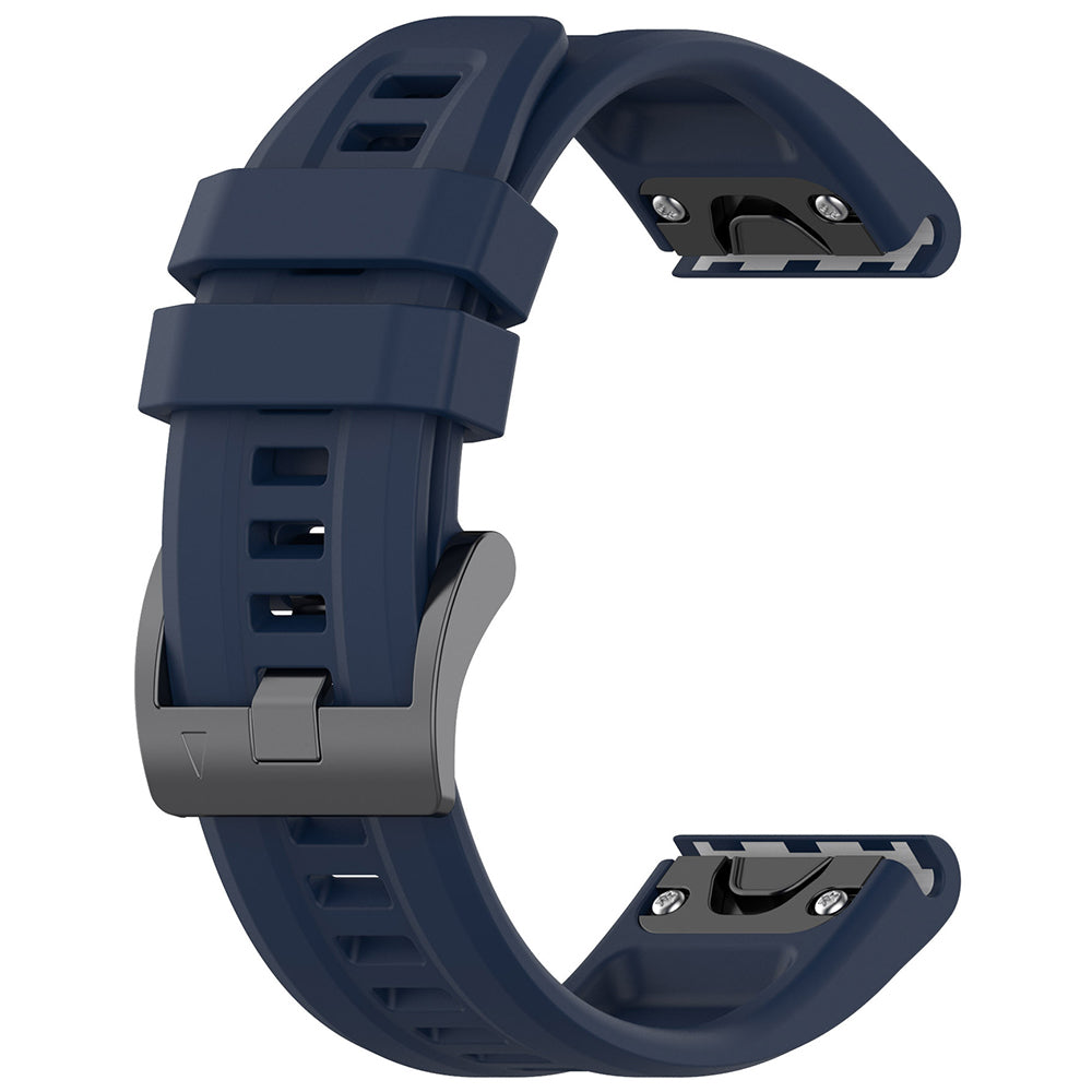 Techsuit - Watchband QuickFit 22mm (W060) - Garmin Fenix 5/5 Plus 6/6 Pro/7/Forerunner 945/955/970/Approach S60 - Navy Blue
