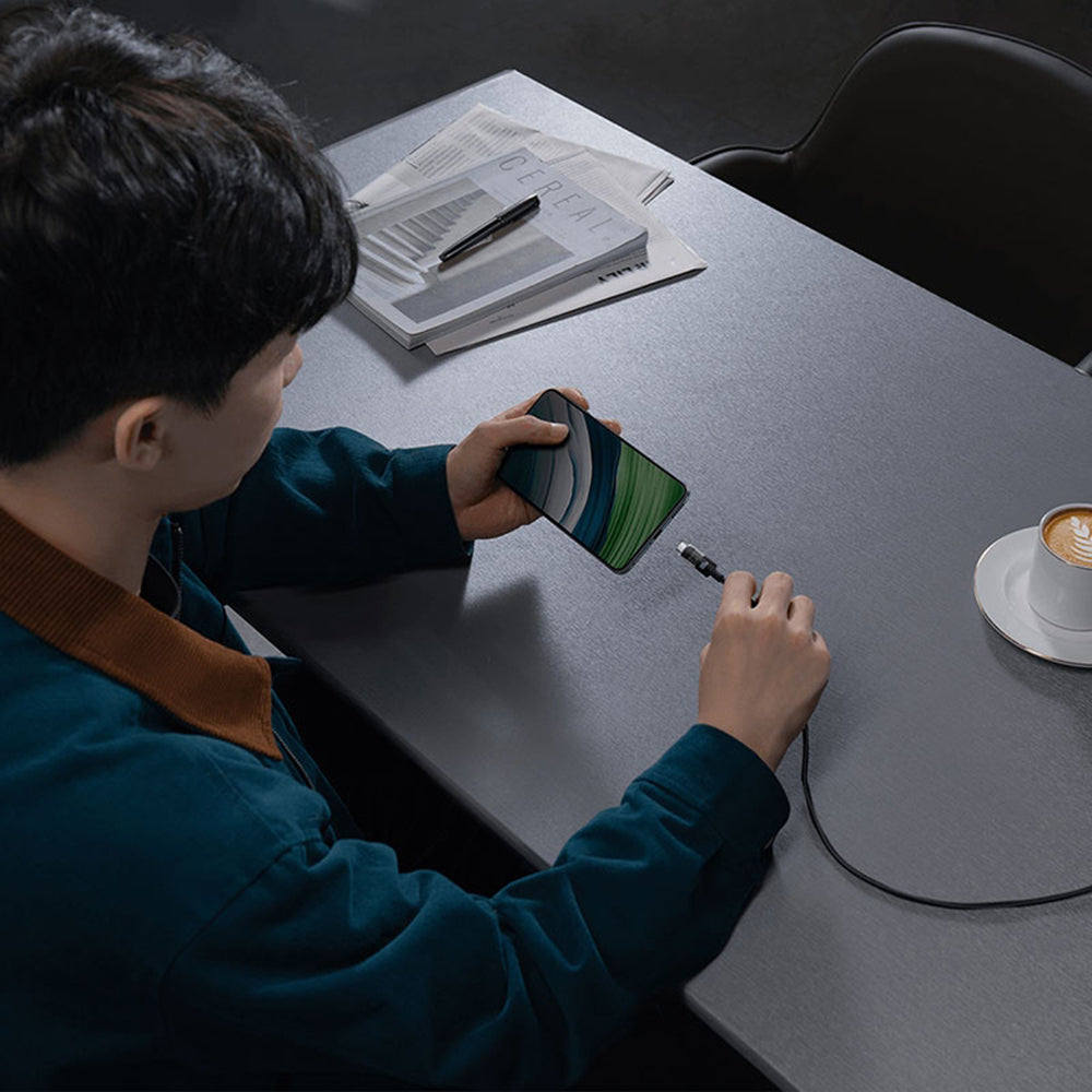 Baseus - Data Cable Gem (P10373000111-01) - Type-C to Type-C, Super Fast Charging 100W, 2m - Cluster Black