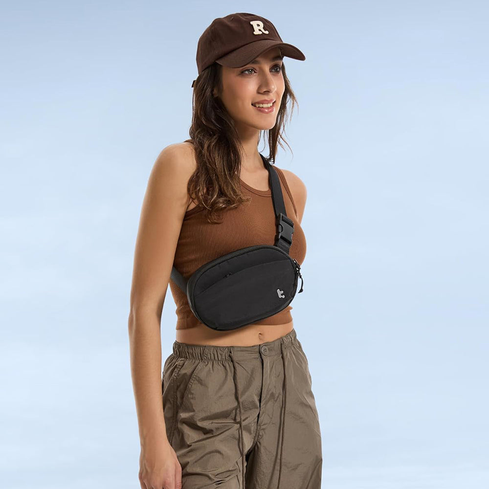 Tomtoc - Waist Bag T32 (T32S1B1) - with Belt for Recreational Activity, Fitness - Blue