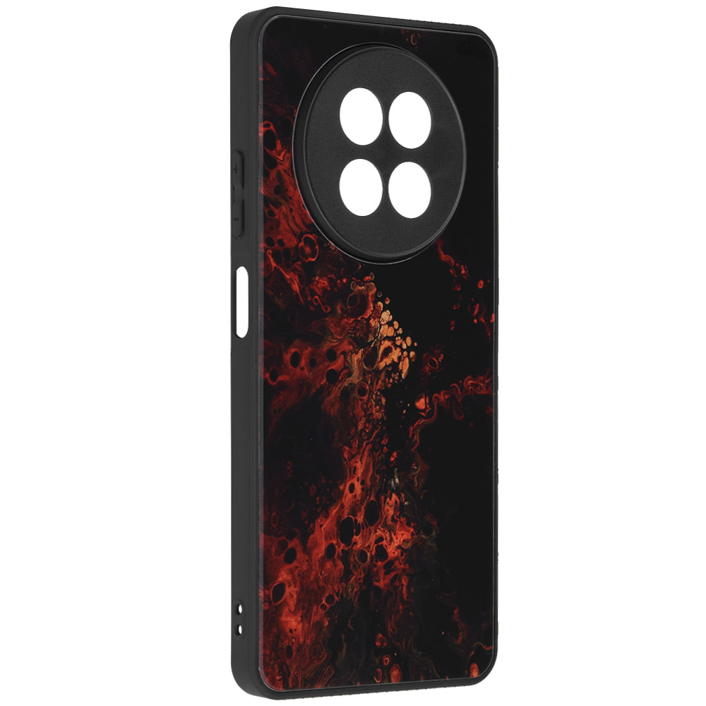 Techsuit - Glaze Series - Realme 12 / 12x - Red Nebula