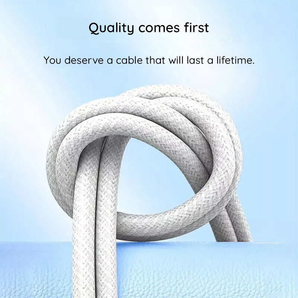 Lito - Data Cable (LD04CC) - Type-C to Type-C, Fast Charging, High Speed Data Transfer, PD60W, 2m - White